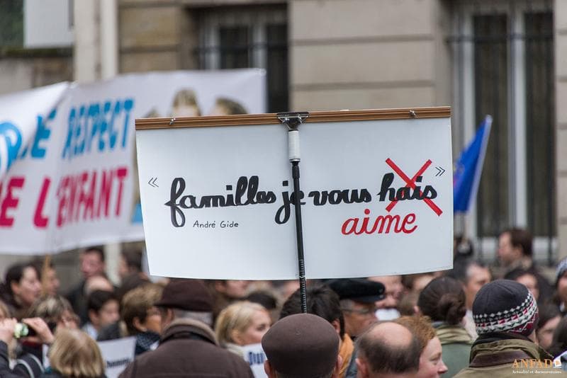 Manifestation pour la famille - 18 novembre 2012