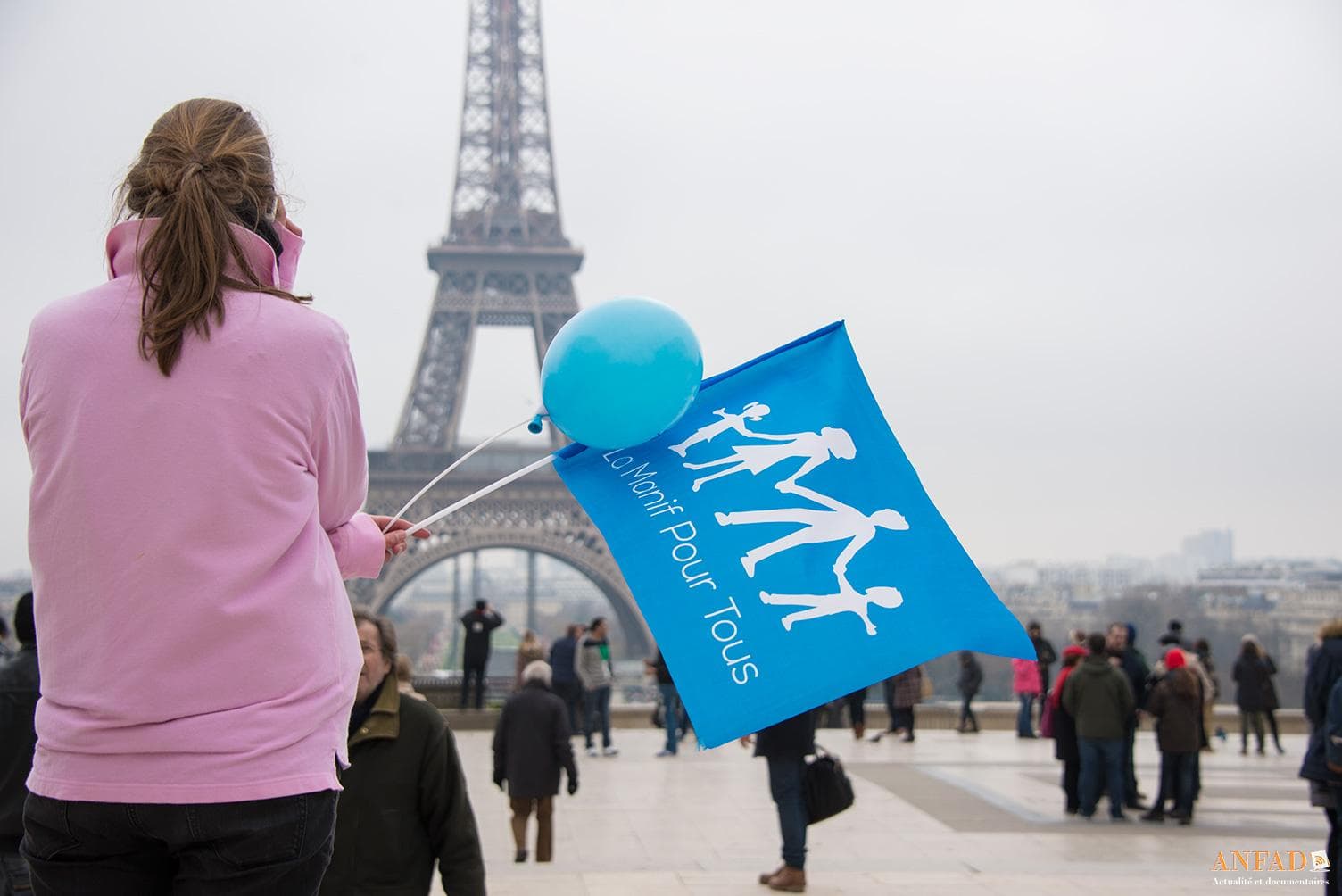 La manifestation pour tous à Paris