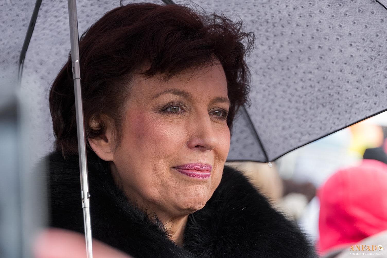 Mme Roselyne Bachelot à la place Denfert-Rochereau