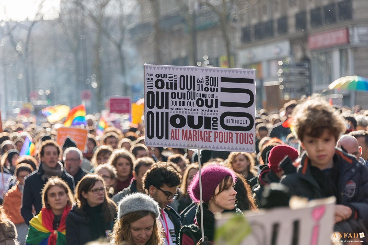 Manifestation 'Mariage pour tous' du 27 janvier 2013