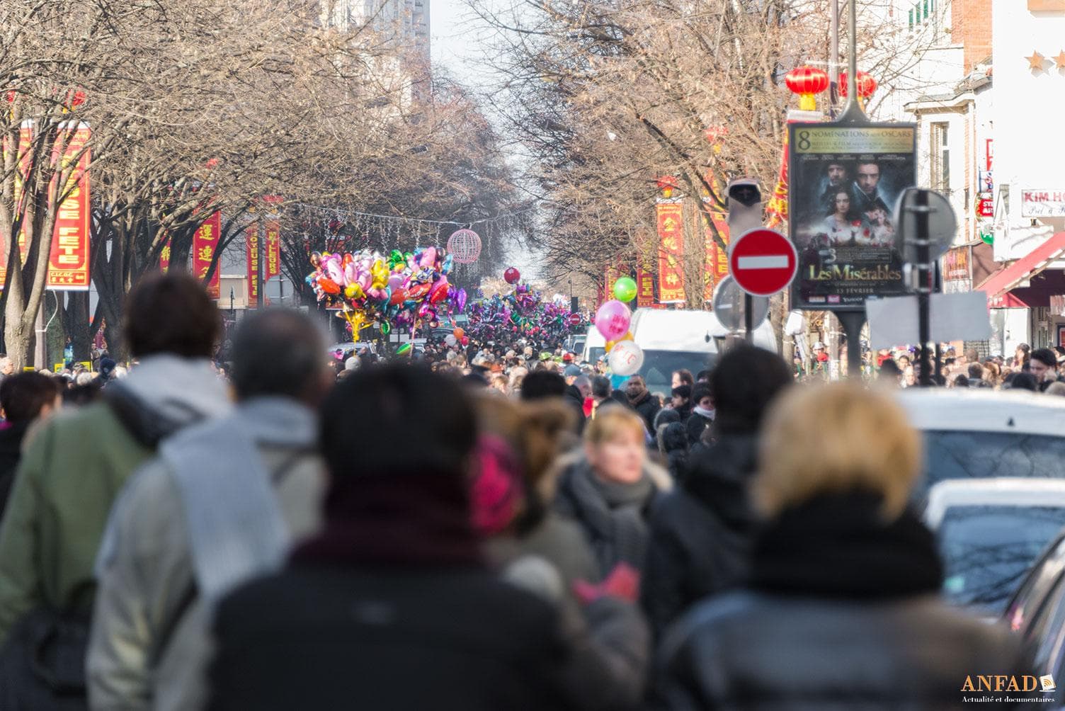 Nouvel an chinois 2013 - La foule dans les rues du 13ème arrondissement de Paris